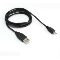 Kuyia Marke Kupfer schwarz Standard 5 Pin Mini USB-Kabel, verlängern Datenkabel usb 2.0